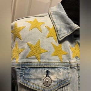 Lularoe Jaxon denim jacket L NWT